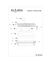 SAONA * DOWNLIGHT LED CUADRADO - 18W - 4000K